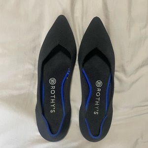Rothy’s Black The Point Flats